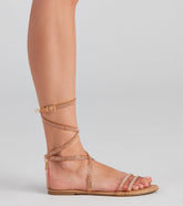 Glam Radar – Flache Sandalen zum Schnüren